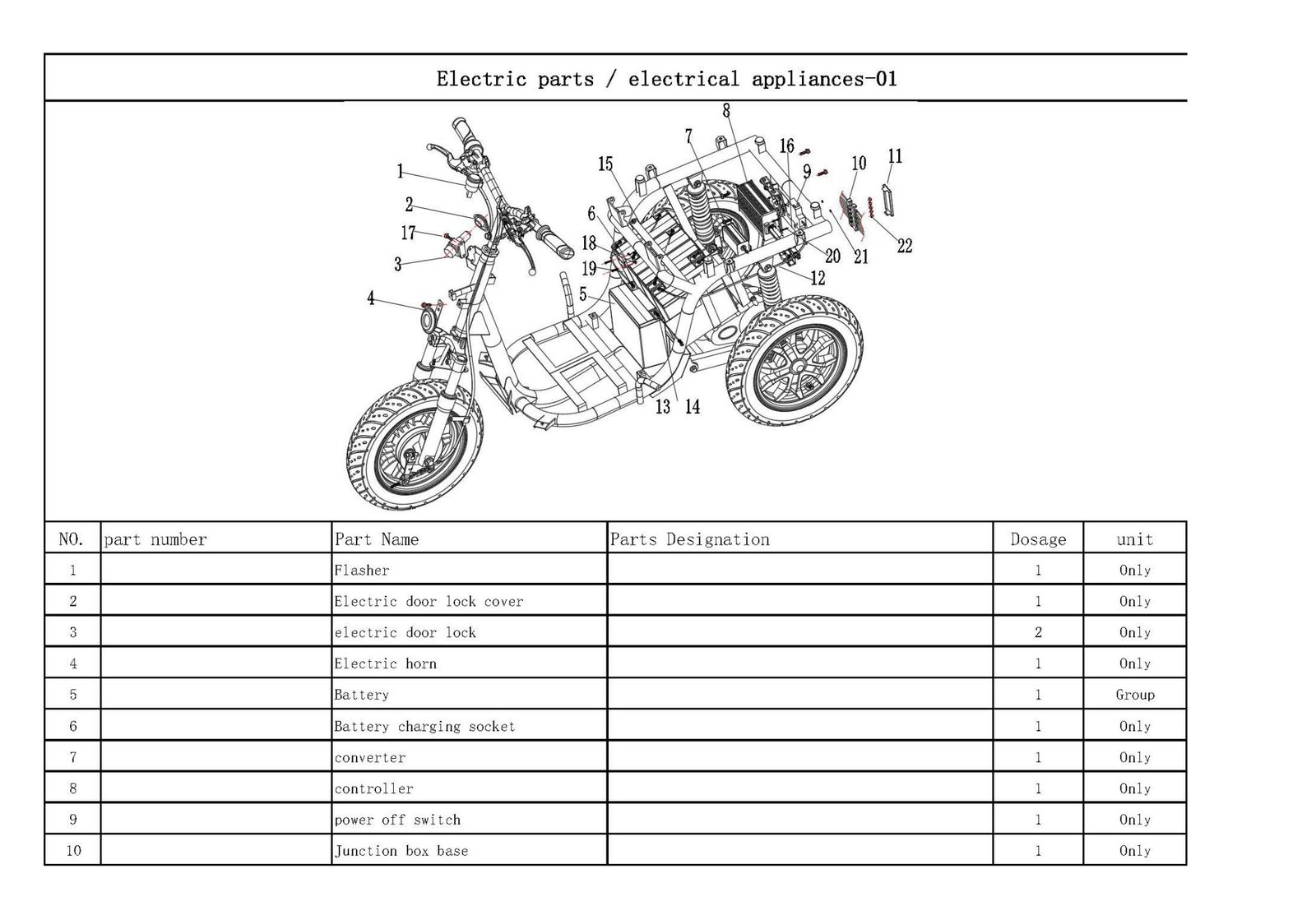 Wave Parts Diagram - Matrix EVH